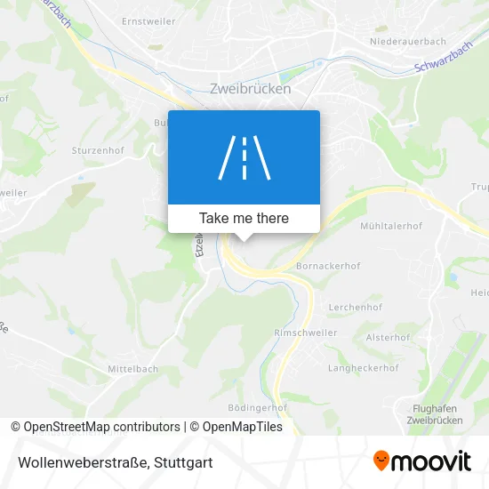 Карта Wollenweberstraße