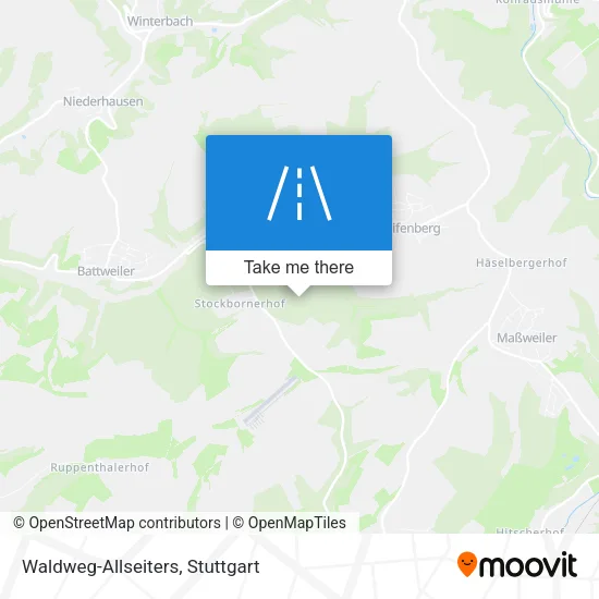 Карта Waldweg-Allseiters