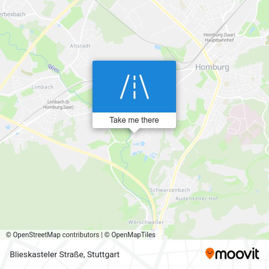 Blieskasteler Straße map