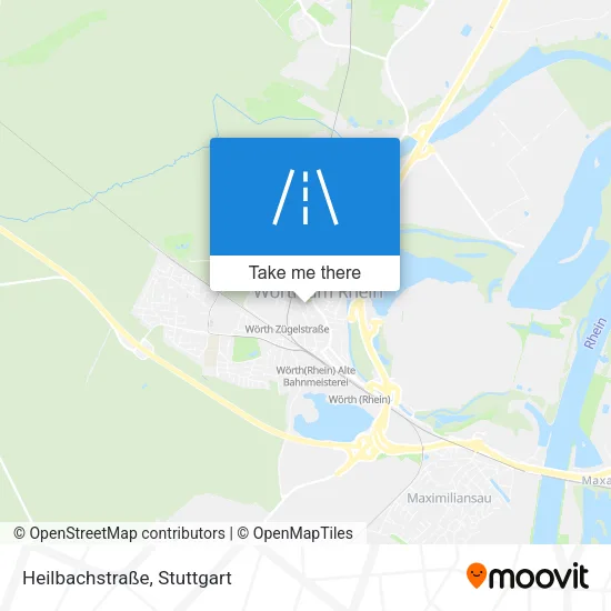 Карта Heilbachstraße