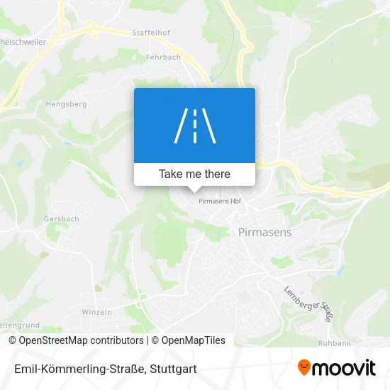 Emil-Kömmerling-Straße map