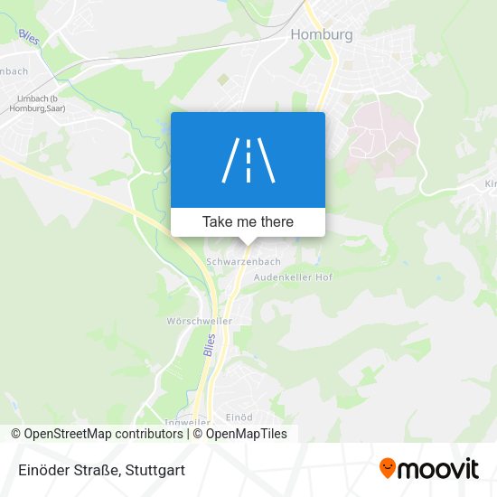 Einöder Straße map