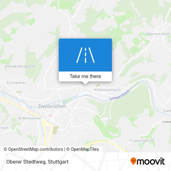 Карта Oberer Stadtweg