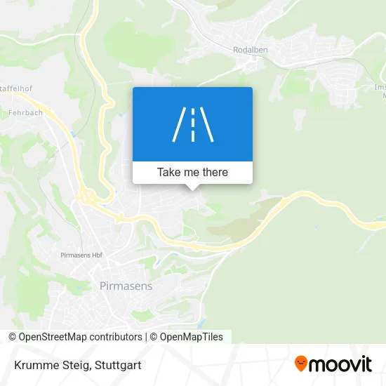 Карта Krumme Steig