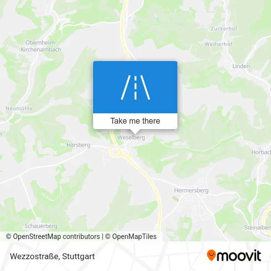 Карта Wezzostraße