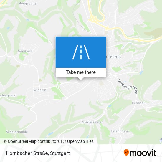 Hornbacher Straße map