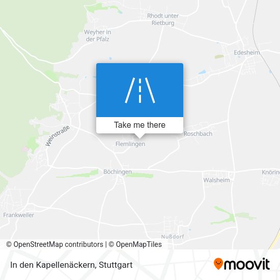 In den Kapellenäckern map
