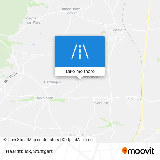 Haardtblick map