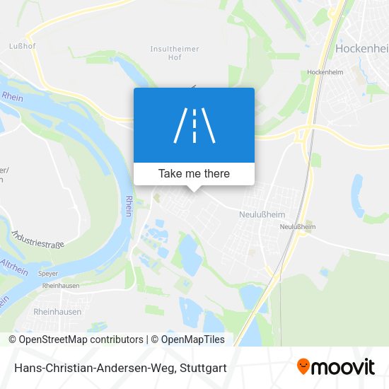 Hans-Christian-Andersen-Weg map