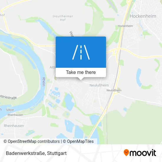 Карта Badenwerkstraße