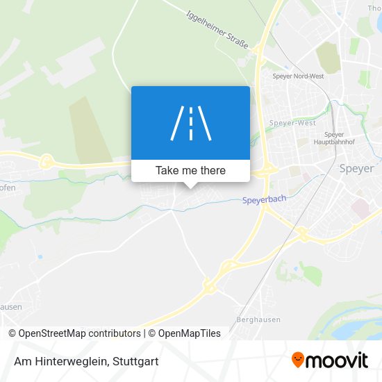 Am Hinterweglein map