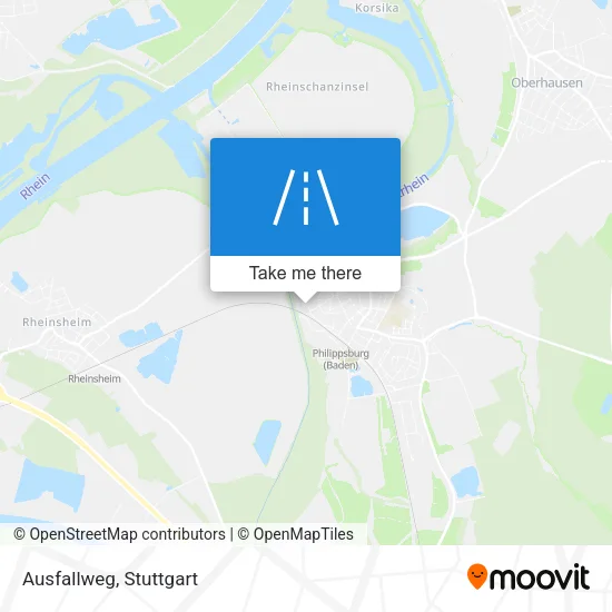 Карта Ausfallweg