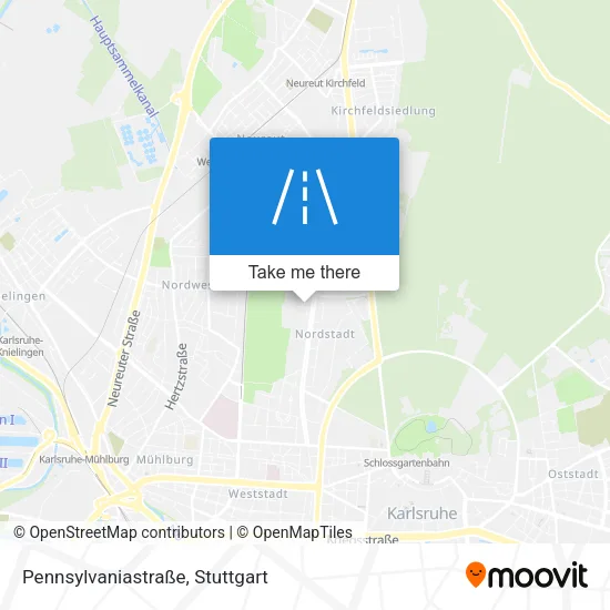 Карта Pennsylvaniastraße