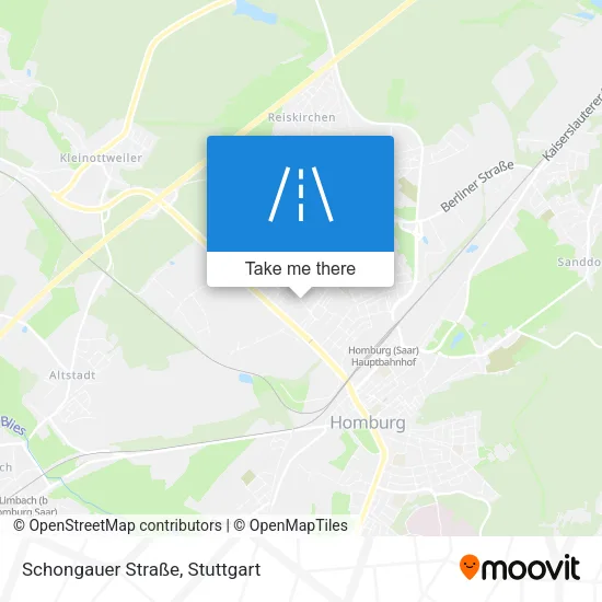 Карта Schongauer Straße