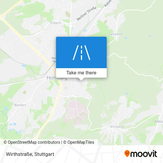 Карта Wirthstraße