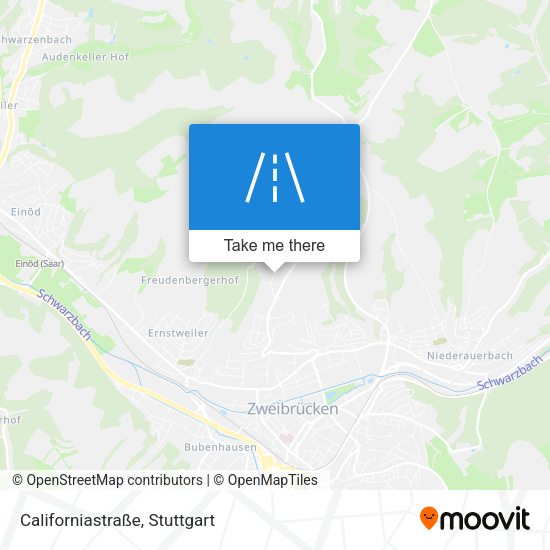 Californiastraße map