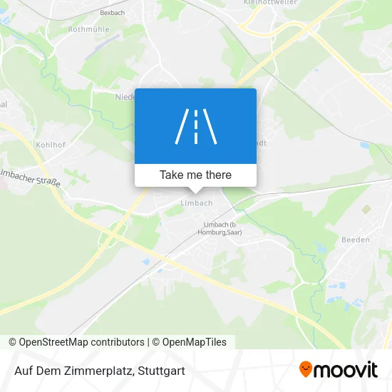 Карта Auf Dem Zimmerplatz
