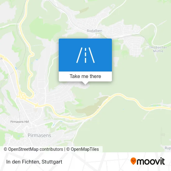 Карта In den Fichten