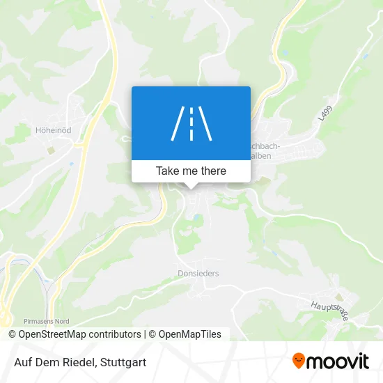Карта Auf Dem Riedel