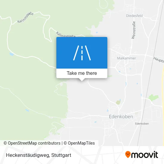 Карта Heckenstäudigweg