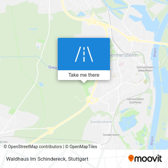 Waldhaus Im Schindereck map