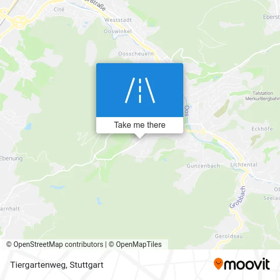 Карта Tiergartenweg