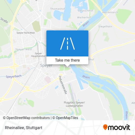 Карта Rheinallee