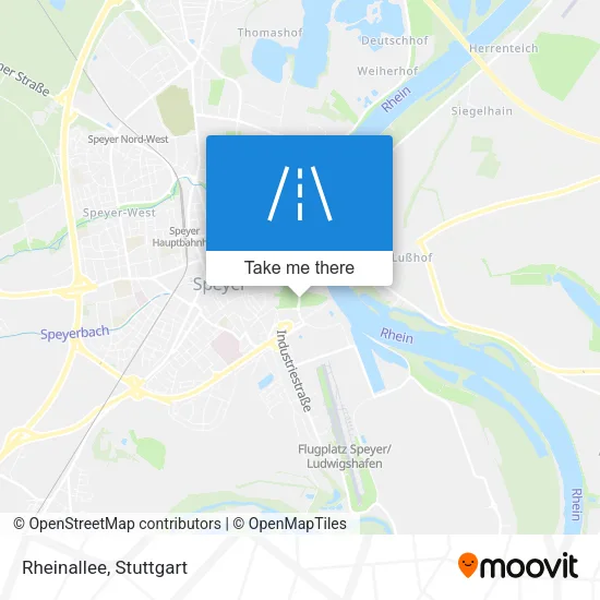 Карта Rheinallee