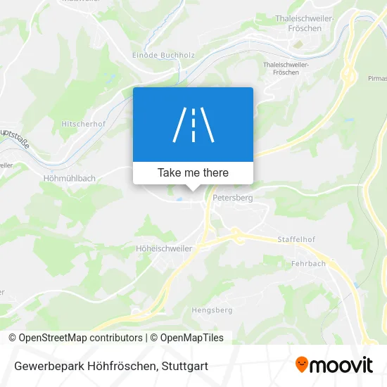 Карта Gewerbepark Höhfröschen