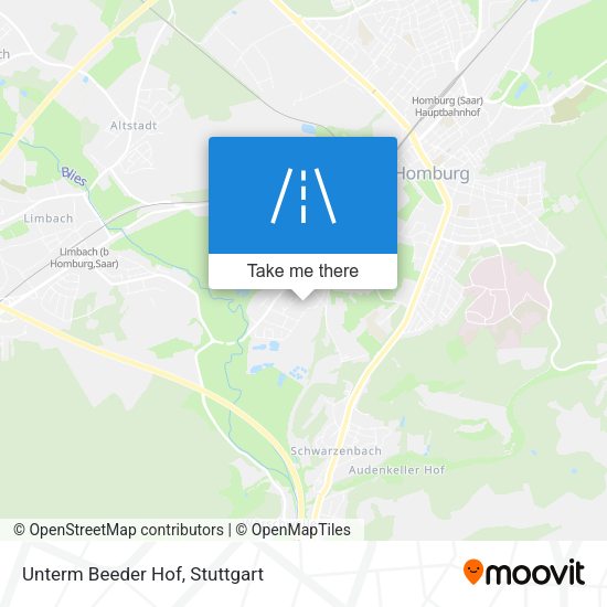 Карта Unterm Beeder Hof