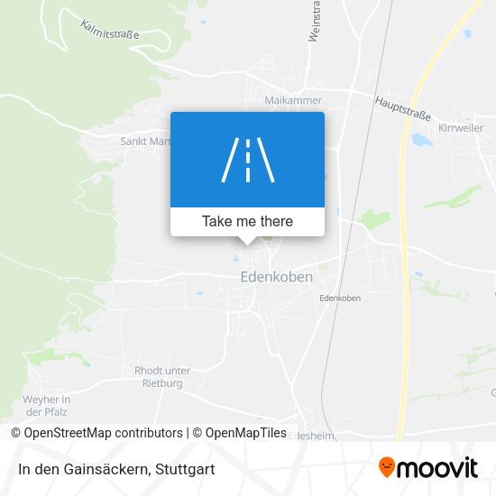 In den Gainsäckern map