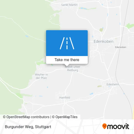 Карта Burgunder Weg