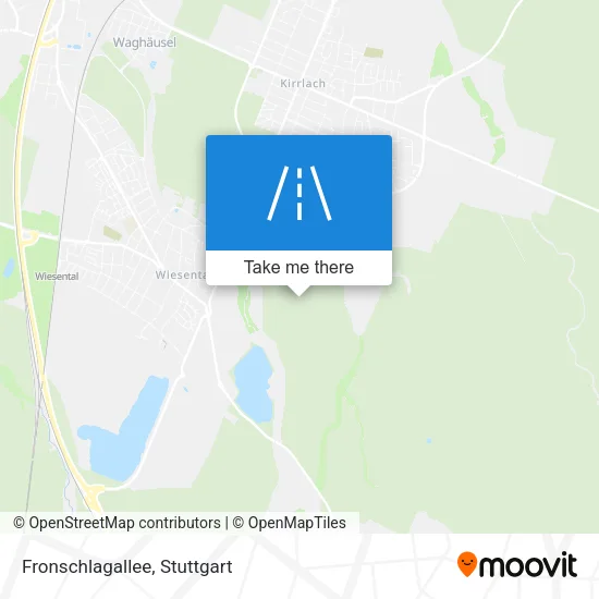 Карта Fronschlagallee