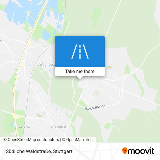Südliche Waldstraße map