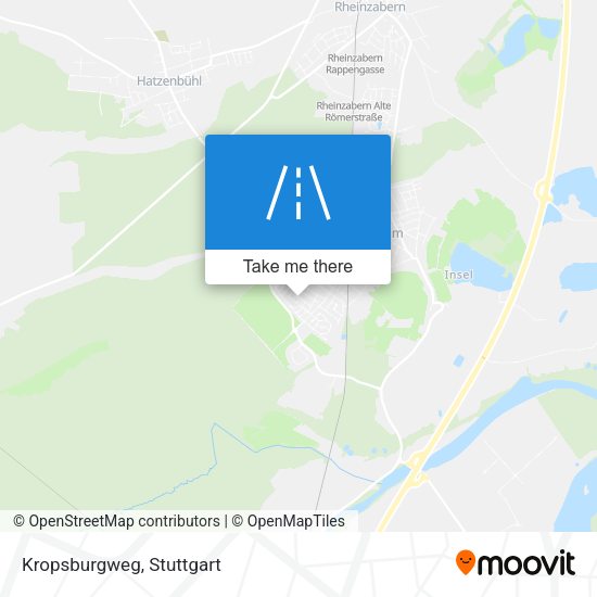 Kropsburgweg map