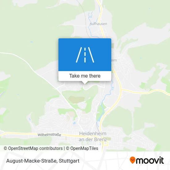 Карта August-Macke-Straße