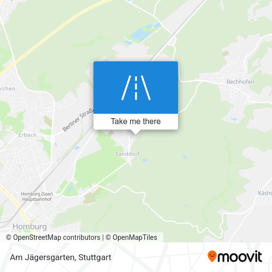 Am Jägersgarten map