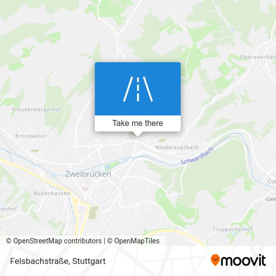 Felsbachstraße map