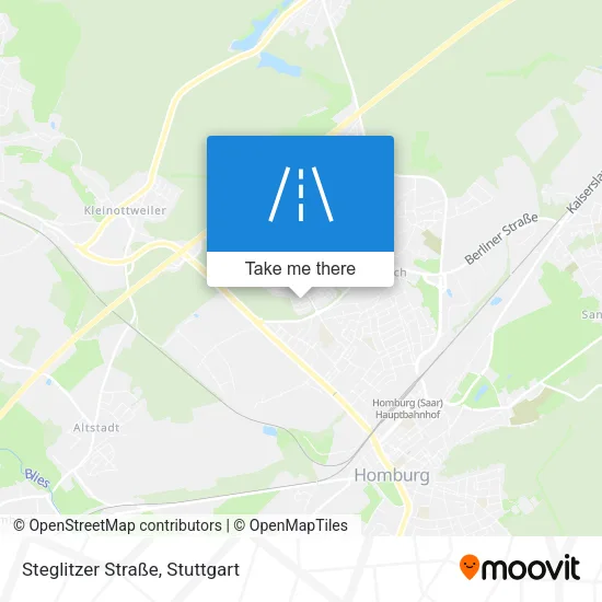 Карта Steglitzer Straße