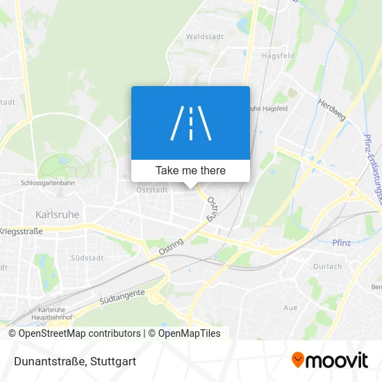 Карта Dunantstraße