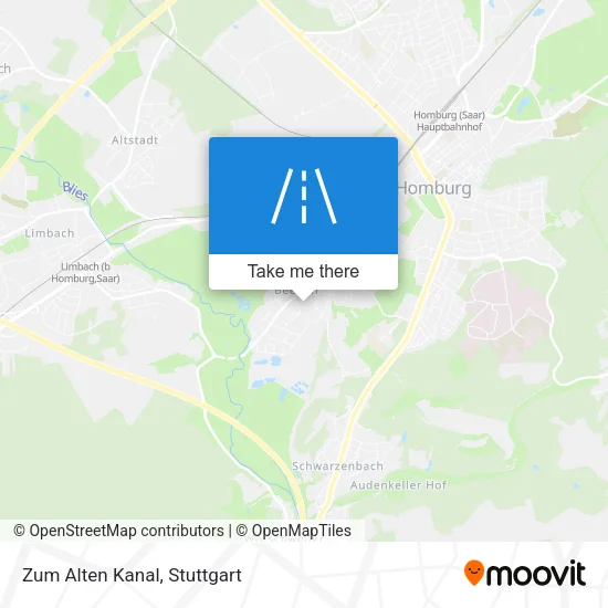 Карта Zum Alten Kanal