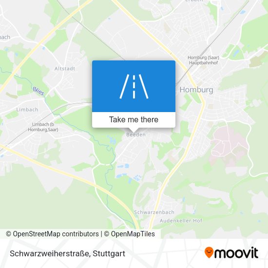 Schwarzweiherstraße map
