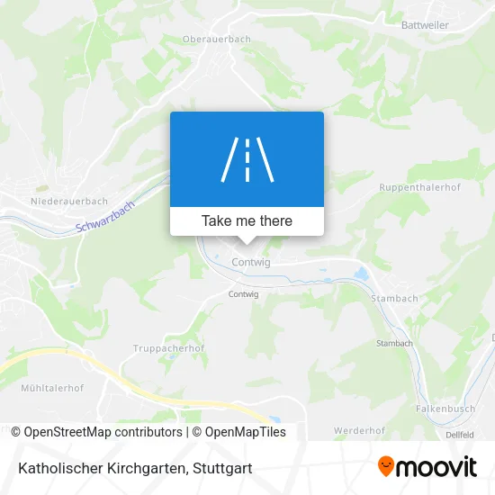 Карта Katholischer Kirchgarten