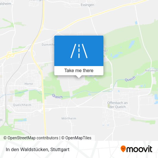In den Waldstücken map