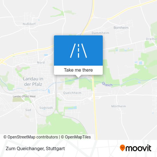 Карта Zum Queichanger