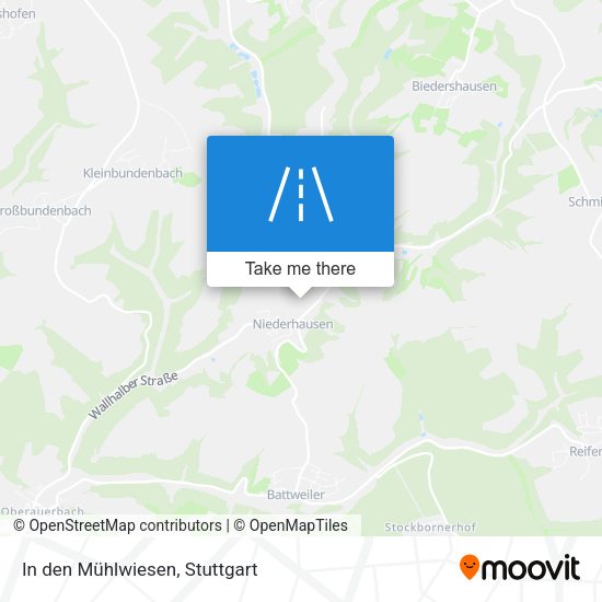 Карта In den Mühlwiesen