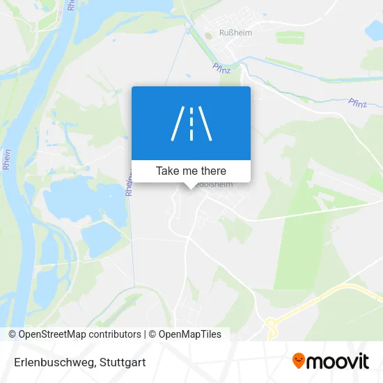 Карта Erlenbuschweg