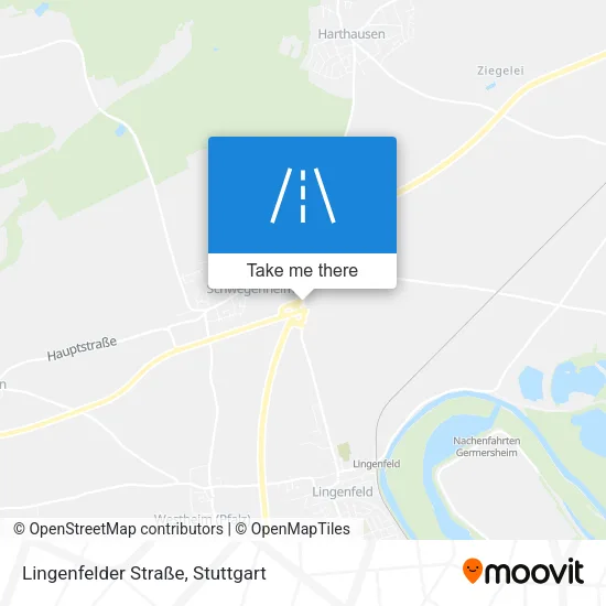 Карта Lingenfelder Straße