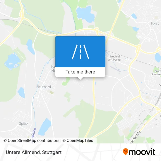 Карта Untere Allmend