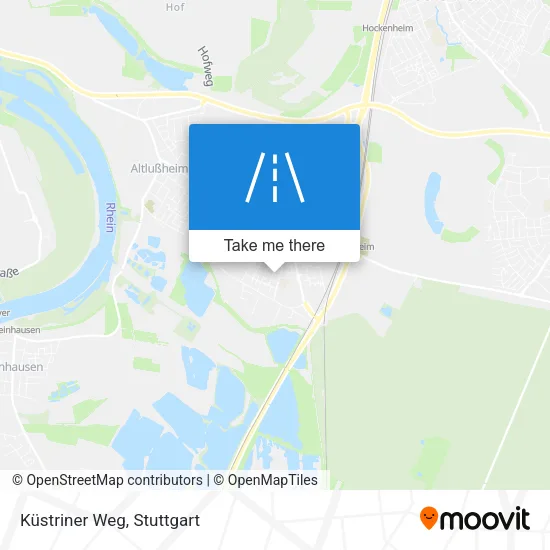 Карта Küstriner Weg